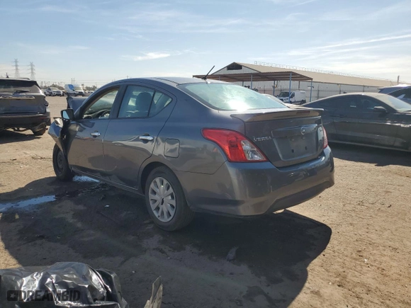 2019 Nissan Versa Sedan SV with VIN 3N1CN7AP3KL839846, listed as a Copart auction lot 45487135 with 123,661 mi miles and Clean Title. Bid and sale history available at carsss.com. Image 2.