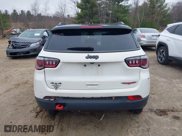 2019 Jeep Compass Trailhawk с VIN 3C4NJDDB5KT671630, выставлен на аукционе IAAI как лот 41907634 с пробегом 80 488 миль миль и . История ставок и продаж доступна на DreamBid. Изображение 16.