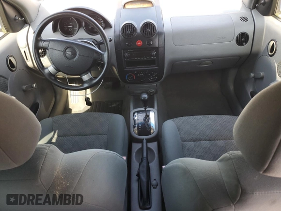 2005 Chevrolet Aveo LS with VIN KL1TD62675B296286, listed as a Copart auction lot 60978265 with 71,308 mi miles and Clean title. Bid and sale history available at DreamBid. Image 8.