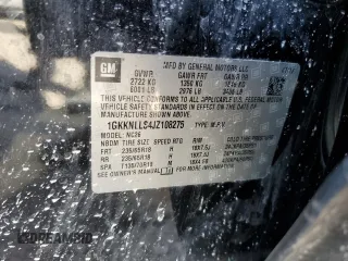 2018 GMC Acadia SLE with VIN 1GKKNLLS4JZ108275, listed as a Copart auction lot 49986125 with 100,457 mi miles and Salvage Title. Bid and sale history available at DreamBid. Image 13.