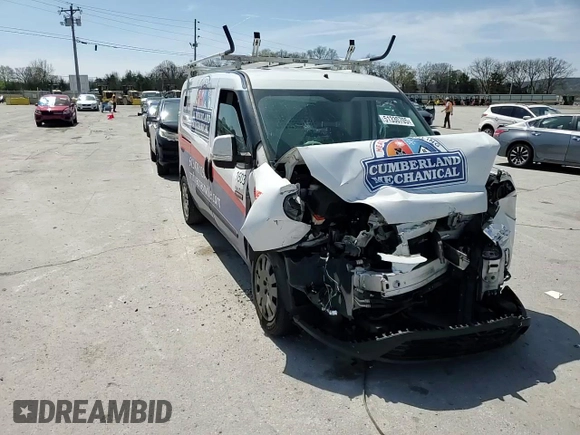 2016 Ram ProMaster City Cargo Tradesman SLT with VIN ZFBERFBT0G6B00196, listed as a Copart auction lot 51330705 with 164,887 mi miles and Salvage Title. Bid and sale history available at DreamBid. Image 12.