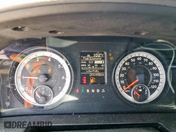 2013 Ram 1500 Express with VIN 1C6RR7FT3DS701785, listed as a Copart auction lot 59020735 with 200,456 mi miles and Salvage title. Bid and sale history available at DreamBid. Image 9.