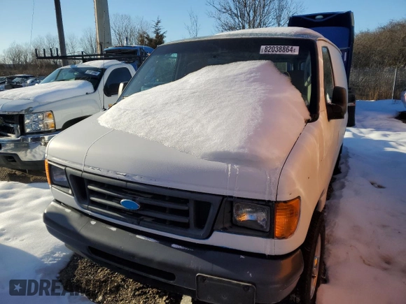 2006 Ford Econoline Cargo with VIN 1FTNE24L96HA66631, listed as a Copart auction lot 82038864 with Not provided miles and Salvage title. Bid and sale history available at DreamBid. Image 5.