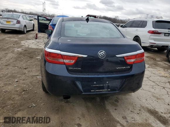 2015 Buick Verano with VIN 1G4PP5SKXF4110704, listed as a Copart auction lot 50593105 with 166,737 mi miles and Salvage Title. Bid and sale history available at carsss.com. Image 6.