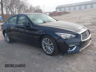 2020 Infiniti Q50 3.0t SPORT with VIN JN1EV7AR4LM253593, listed as a IAAI auction lot 41190263 with 113,088 mi miles. Bid and sale history available at carsss.com. Image 1.