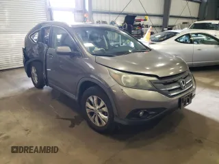 2013 Honda CR-V EX-L with VIN 5J6RM3H79DL019210, listed as a Copart auction lot 44719135 with 105,322 mi miles and Salvage Title. Bid and sale history available at DreamBid. Image 4.