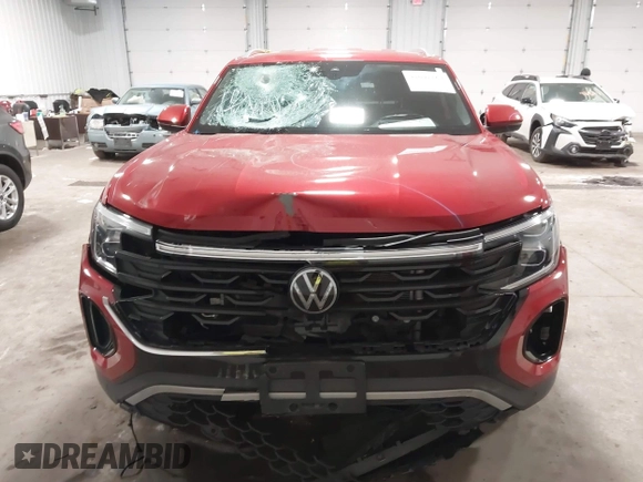 2024 Volkswagen Atlas SE with VIN 1V2HE2CA6RC221830, listed as a IAAI auction lot 41691362 with 28,755 mi miles and . Bid and sale history available at DreamBid. Image 6.