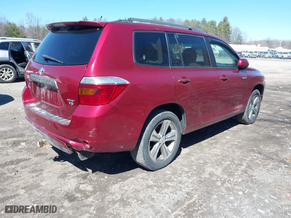 2009 Toyota Highlander Sport with VIN JTEES43A692116442, listed as a IAAI auction lot 41901241 with 316,874 mi miles. Bid and sale history available at carsss.com. Image 4.