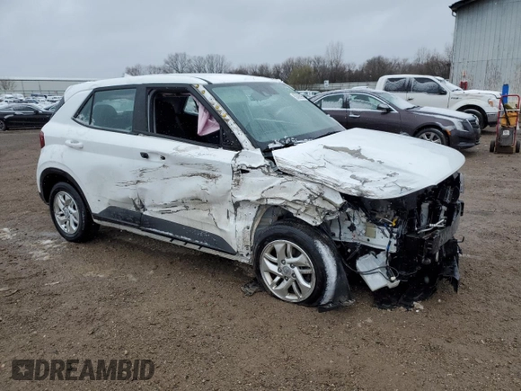 2022 Hyundai Venue SE z VIN KMHRB8A36NU133236, wystawiony jako Copart lot #52493995 z przebiegiem 37 314 mil mil oraz Nie do naprawy • Non repairable. Historia ofert i sprzedaży dostępna na DreamBid. Obrazek 4.