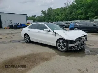 2018 Mercedes-Benz C 300 with VIN 55SWF4JB3JU249202, listed as a Copart auction lot 57231915 with 113,487 mi miles and Salvage title. Bid and sale history available at DreamBid. Image 13.