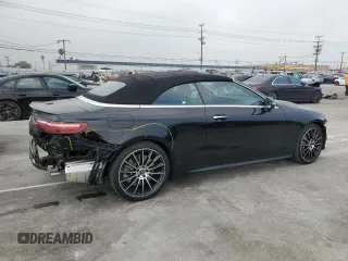 2023 Mercedes-Benz E-Class E 450 with VIN W1K1K5JB7PF207672, listed as a Copart auction lot 47385654 with 735 mi miles and Salvage Title. Bid and sale history available at carsss.com. Image 3.