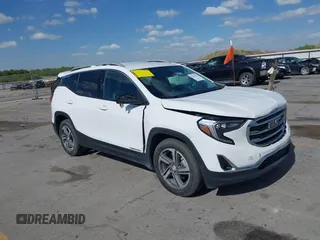 2021 GMC Terrain SLT z VIN 3GKALPEV7ML391587, wystawiony jako IAAI lot #42281436 z przebiegiem 93 553 mil mil oraz . Historia ofert i sprzedaży dostępna na DreamBid. Obrazek 1.