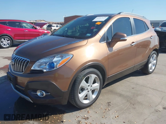 2016 Buick Encore Leather with VIN KL4CJCSB6GB656528, listed as a IAAI auction lot 42083024 with 72,582 mi miles. Bid and sale history available at carsss.com. Image 20.