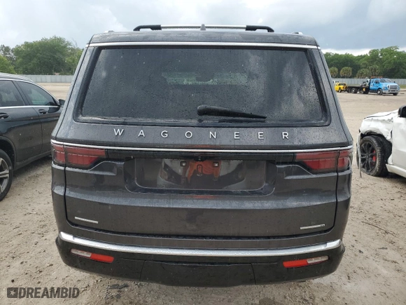 2022 Jeep Wagoneer Series II with VIN 1C4SJVBT2NS134742, listed as a Copart auction lot 47310204 with 23,429 mi miles. Bid and sale history available at carsss.com. Image 6.