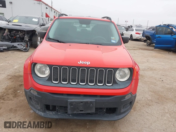 2017 Jeep Renegade Sport with VIN ZACCJAAB7HPE81676, listed as a IAAI auction lot 41546941 with 113,967 mi miles and . Bid and sale history available at DreamBid. Image 12.