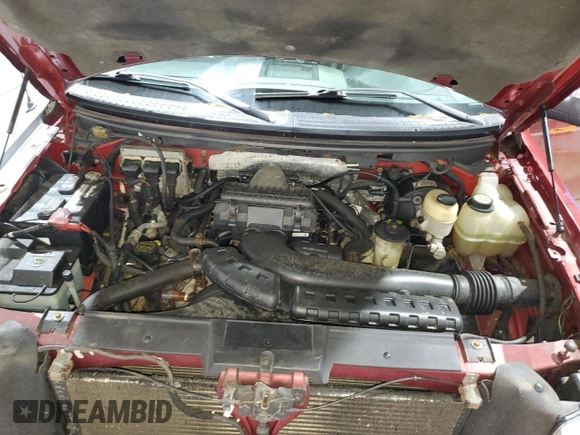 2008 Ford F-150 XLT with VIN 1FTPW14538FA49081, listed as a Copart auction lot 58246455 with 105,198 mi miles and Salvage title. Bid and sale history available at DreamBid. Image 11.