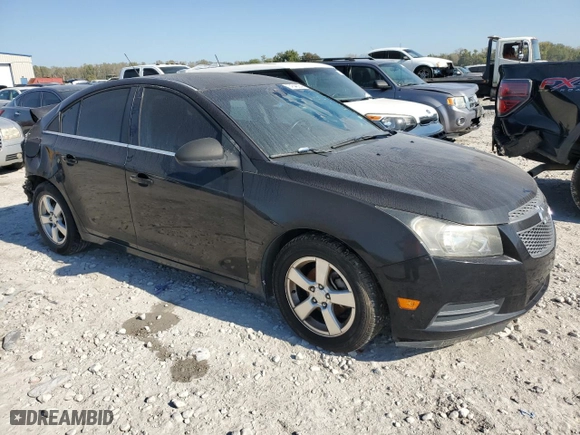 2014 Chevrolet Cruze 1LT with VIN 1G1PC5SB5E7299445, listed as a Copart auction lot 74546054 with 128,690 mi miles and Salvage Title. Bid and sale history available at carsss.com. Image 4.