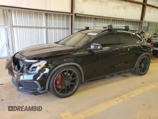 2015 Mercedes-Benz GLA 45 AMG z VIN WDDTG5CB7FJ141837, wystawiony jako Copart lot #43755855 z przebiegiem 218 705 mil mil oraz Szkoda całkowita • Salvage title. Historia ofert i sprzedaży dostępna na DreamBid. Obrazek 1.