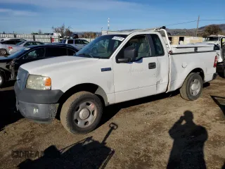 2007 Ford F-150 XL with VIN 1FTRF12237KC68629, listed as a Copart auction lot 87322514 with 167,487 mi miles and Salvage Title. Bid and sale history available at carsss.com. Image 1.