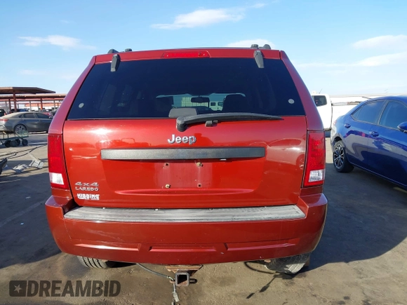2008 Jeep Grand Cherokee Laredo with VIN 1J8GR48K08C233266, listed as a IAAI auction lot 41291164 with 159,208 mi miles. Bid and sale history available at carsss.com. Image 16.