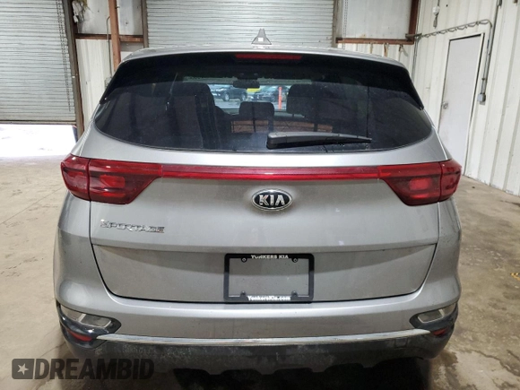 2021 Kia Sportage LX with VIN KNDPMCAC7M7880883, listed as a Copart auction lot 49407955 with 44,679 mi miles and Clean Title. Bid and sale history available at carsss.com. Image 6.