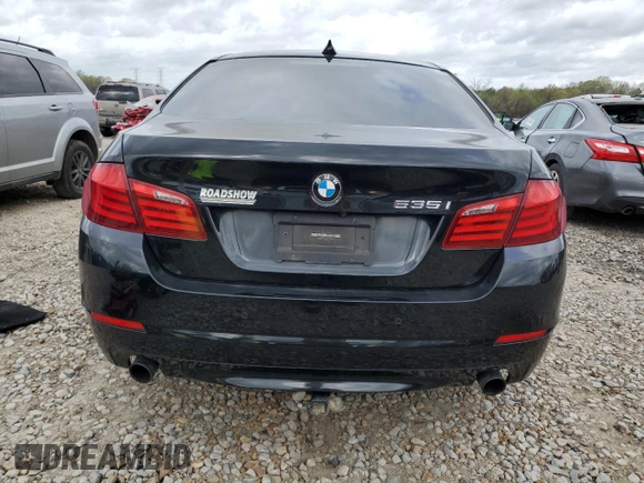 2011 BMW 5 Series 535i with VIN WBAFR7C50BC606025, listed as a Copart auction lot 50393085 with 251,249 mi miles and Salvage Title. Bid and sale history available at carsss.com. Image 6.