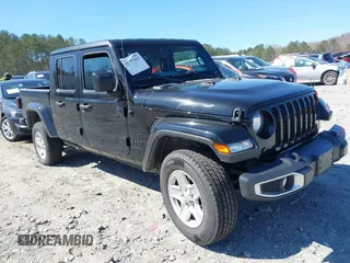 2023 Jeep Gladiator Sport S with VIN 1C6HJTAG8PL528821, listed as a IAAI auction lot 41777653 with 65,656 mi miles and . Bid and sale history available at DreamBid. Image 1.
