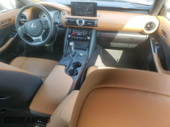 2022 Lexus IS with VIN JTHAA1D28N5118132, listed as a Copart auction lot 85524764 with 11,291 mi miles and Salvage Title. Bid and sale history available at carsss.com. Image 8.