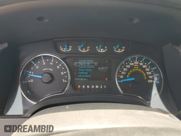 2014 Ford F-150 XL with VIN 1FTFW1EFXEFB04995, listed as a Copart auction lot 60883835 with 176,136 mi miles and Clean title. Bid and sale history available at DreamBid. Image 9.