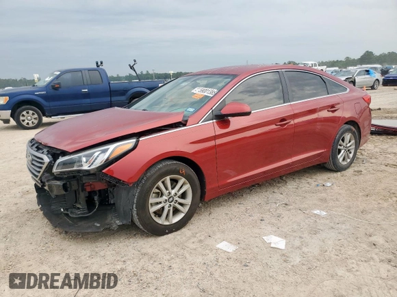 2016 Hyundai Sonata SE z VIN 5NPE24AF4GH412123, wystawiony jako Copart lot #59001385 z przebiegiem 74 621 mil mil oraz Szkoda całkowita • Salvage title. Historia ofert i sprzedaży dostępna na DreamBid. Obrazek 1.