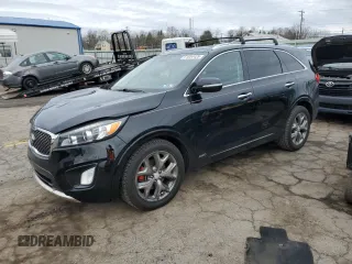 2016 Kia Sorento SX with VIN 5XYPKDA54GG072186, listed as a Copart auction lot 51854425 with 101,087 mi miles and Salvage Title. Bid and sale history available at carsss.com. Image 1.