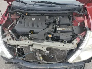 2010 Nissan Versa 1.8 S with VIN 3N1BC1AP4AL371722, listed as a Copart auction lot 72641144 with 128,445 mi miles and Salvage Title. Bid and sale history available at carsss.com. Image 12.