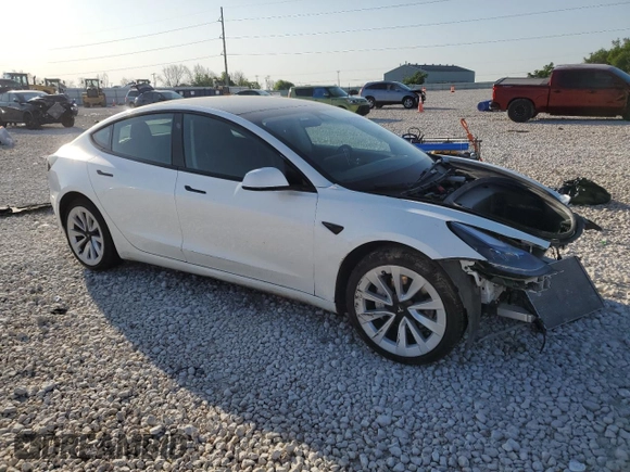 2023 Tesla Model 3 with VIN 5YJ3E1EA4PF631304, listed as a Copart auction lot 52500695 with 33,024 mi miles and Salvage title. Bid and sale history available at DreamBid. Image 4.