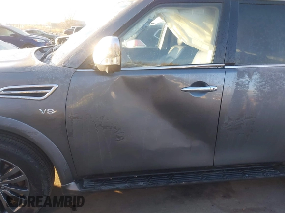 2018 Nissan Armada Platinum with VIN JN8AY2NE7J9733788, listed as a IAAI auction lot 40977705 with 62,901 mi miles. Bid and sale history available at carsss.com. Image 6.