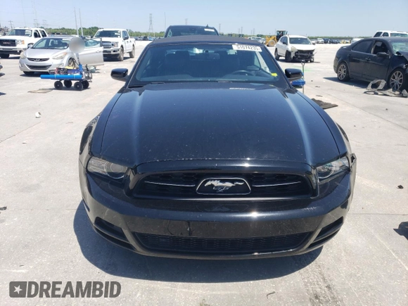 2014 Ford Mustang V6 with VIN 1ZVBP8EM6E5305623, listed as a Copart auction lot 51074235 with 61,431 mi miles and Salvage Title. Bid and sale history available at carsss.com. Image 5.