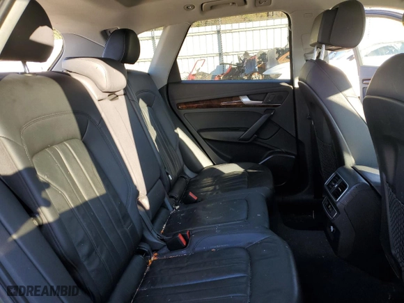 2018 Audi Q5 Premium with VIN WA1ANAFY7J2017368, listed as a Copart auction lot 84911294 with 95,607 mi miles and Salvage Title. Bid and sale history available at carsss.com. Image 11.
