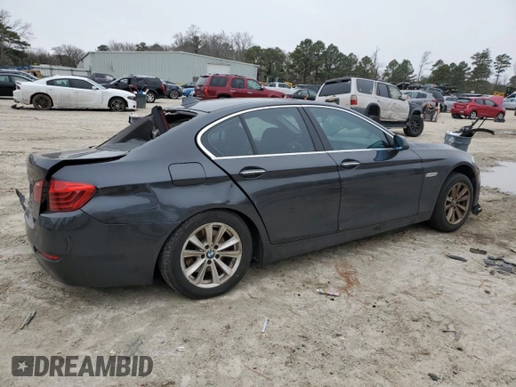 2016 BMW 5 Series 528i xDrive with VIN WBA5A7C58GG144462, listed as a Copart auction lot 45710815 with 119,416 mi miles and Salvage Title. Bid and sale history available at carsss.com. Image 3.