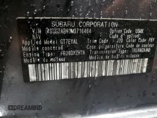 2021 Subaru Impreza with VIN 4S3GTAB62M3716464, listed as a Copart auction lot 84439794 with 32,238 mi miles and Salvage Title. Bid and sale history available at carsss.com. Image 13.
