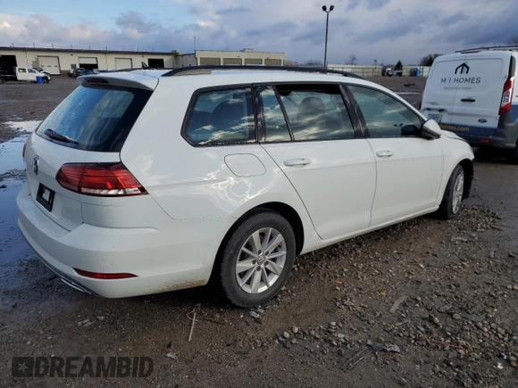 2019 Volkswagen Golf SportWagen S with VIN 3VWY57AU7KM509739, listed as a Copart auction lot 80984513 with 0 mi miles. Bid and sale history available at carsss.com. Image 3.