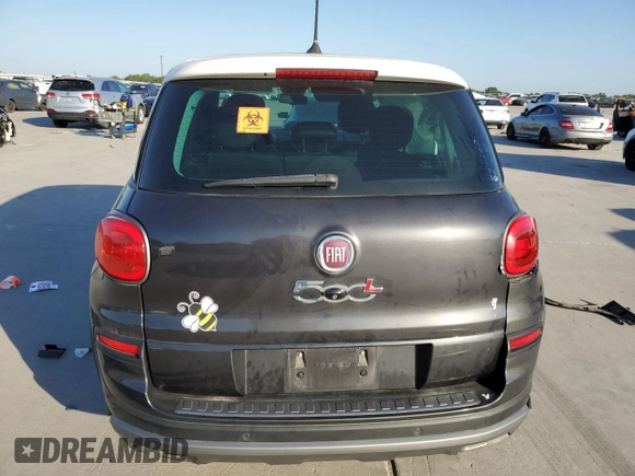2020 FIAT 500L Trekking with VIN ZFBNFADH4LZ042720, listed as a Copart auction lot 74087074 with 22,381 mi miles and Salvage Title. Bid and sale history available at carsss.com. Image 6.