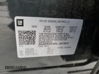 2020 Buick Enclave Preferred with VIN 5GAERAKW9LJ257872, listed as a Copart auction lot 88530445 with 87,175 mi miles and Salvage Title. Bid and sale history available at carsss.com. Image 14.