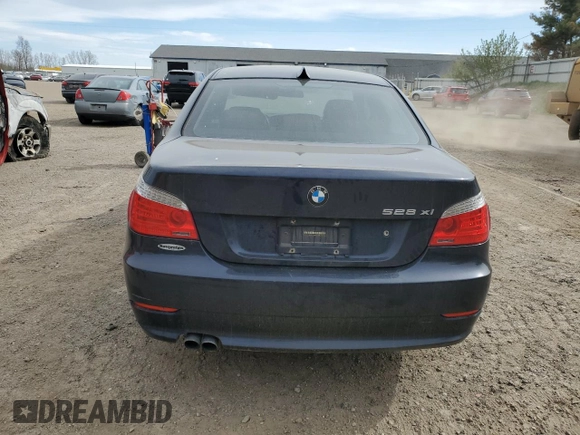 2008 BMW 5 Series 528xi with VIN WBANV13568CZ57485, listed as a Copart auction lot 54167815 with Not Provided miles and Clean Title. Bid and sale history available at carsss.com. Image 6.