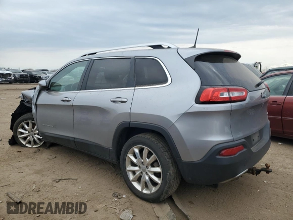 2017 Jeep Cherokee Limited with VIN 1C4PJLDB6HW517966, listed as a Copart auction lot 52453725 with 134,536 mi miles and Clean Title. Bid and sale history available at carsss.com. Image 2.