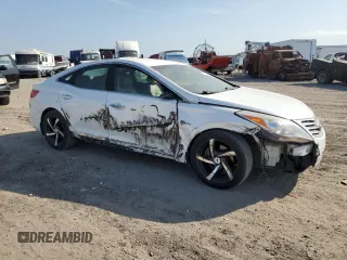 2013 Hyundai Azera with VIN KMHFG4JG8DA226176, listed as a Copart auction lot 53121455 with 123,142 mi miles and Salvage Title. Bid and sale history available at carsss.com. Image 4.