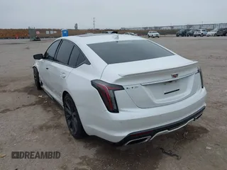 2022 Cadillac CT5 Sport with VIN 1G6DP5RK1N0127106, listed as a IAAI auction lot 41498295 with 78,294 mi miles. Bid and sale history available at carsss.com. Image 3.