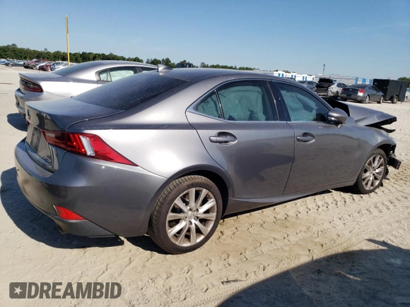 2015 Lexus IS 250 with VIN JTHBF1D28F5079775, listed as a Copart auction lot 57667535 with 182,851 mi miles and Non repairable. Bid and sale history available at DreamBid. Image 3.