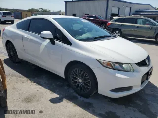 2013 Honda Civic Cpe LX with VIN 2HGFG3B50DH509136, listed as a Copart auction lot 52910205 with 92,761 mi miles and Non Repairable. Bid and sale history available at carsss.com. Image 4.