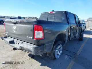 2022 Ram 1500 Big Horn with VIN 1C6RRFFG3NN427016, listed as a IAAI auction lot 41456388 with 21,350 mi miles. Bid and sale history available at carsss.com. Image 4.