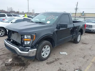 2023 Ford F-150 XL with VIN 1FTMF1C50PKE33412, listed as a IAAI auction lot 41391359 with 19,344 mi miles and . Bid and sale history available at carsss.com. Image 2.