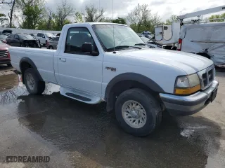 1998 Ford Ranger XL with VIN 1FTYR11U5WTA04293, listed as a Copart auction lot 54737495 with 124,593 mi miles and Clean Title. Bid and sale history available at carsss.com. Image 4.